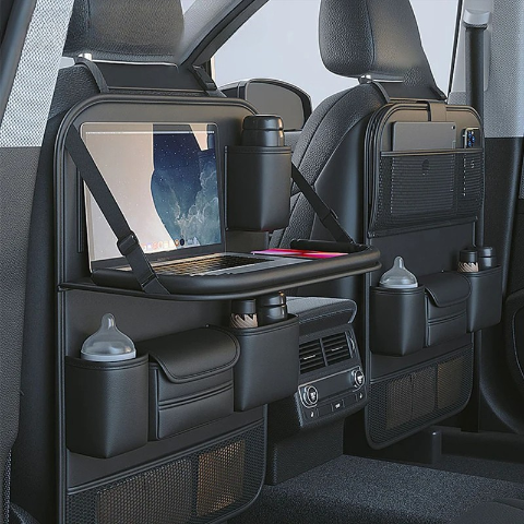 Autostoelorganisator met geïntegreerde tablet – Praktisch en gegarandeerd comfort 