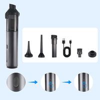 High-Performance Cordless Car Vacuum - Quick Cleaning & Convenient Use