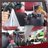 Telefoonondersteuning en tas voor hoofdsteun – 2-in-1 Praktisch 